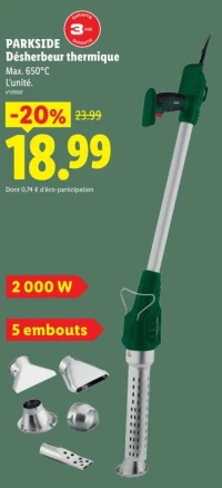 PARKSIDE Désherbeur thermique