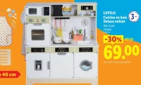 LUPILU Cuisine en bois Deluxe enfant