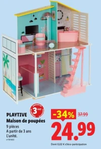 PLAYTIVE Maison de poupées