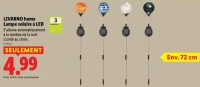 LIVARNO home Lampe solaire à LED