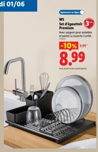 W5 Set d'égouttoir Premium