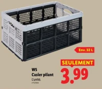 W5 Casier pliant