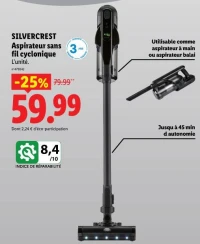 Aspirateur sans fil cyclonique