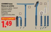 Brosse ou raclette LIVARNO home