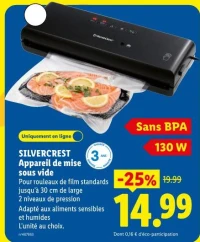 SILVERCREST Appareil de mise sous vide