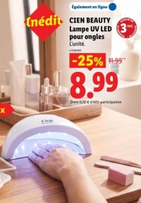 CIEN BEAUTY Lampe UV LED pour ongles