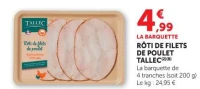 RÔTI DE FILETS DE POULET TALLEC