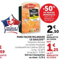 PANE FAÇON MILANAISE LE GAULOIS