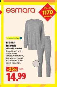 ESMARA Ensemble détente femme