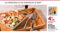 SALADE PARISIENNE OU CAESAR OU CHÈVRE
