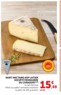 SAINT-NECTAIRE AOP LAITIER SOCIÉTÉ FROMAGÈRE DU LIVRADOIS (2)(D)