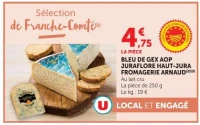 BLEU DE GEX AOP JURAFLORE HAUT-JURA FROMAGERIE ARNAUD (2)(D)