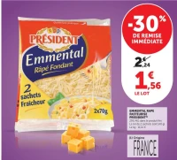 EMMENTAL RAPE PASTEURISE PRESIDENT