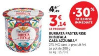 BURRATA PASTEURISE DI BUFALA CASA AZZURRA(2)