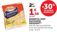 EMMENTAL RAPE PASTEURISE PRESIDENT(3)