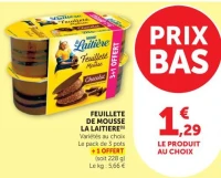 FEUILLETE DE MOUSSE LA LAITIERE(1)