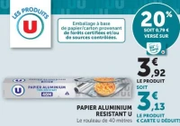 PAPIER ALUMINIUM RESISTANT U