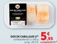 DOS DE CABILLAUD u