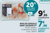 NOIX DE COQUILLE SAINT JACQUES u