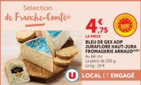 BLEU DE GEX AOP JURAFLORE HAUT-JURA FROMAGERIE ARNAUD