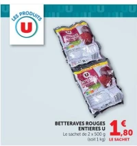 BETTERAVES ROUGES ENTIERES U
