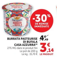 BURRATA PASTEURISE DI BUFALA CASA AZZURRA(4)