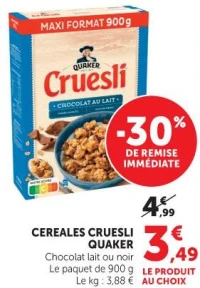 CEREALES CRUESLI QUAKER