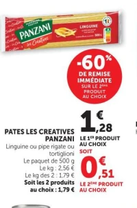 PATES LES CREATIVES PANZANI