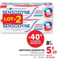 DENTIFRICE SENSODYNE