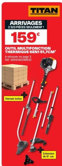 OUTIL MULTIFONCTION THERMIQUE 6EN1 51,7CM³