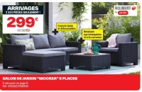 SALON DE JARDIN "MOOREA" 5 PLACES