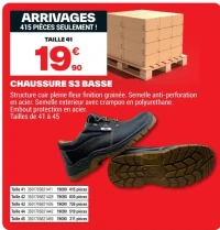 CHAUSSURE S3 BASSE