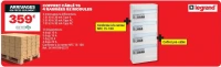 COFFRET CÂBLÉ T6 4 RANGÉES 52 MODULES Legrand