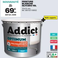 PEINTURE BLANCHE GLYCERO 10L