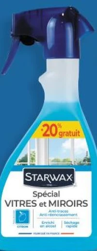 Spécial VITRES et MIROIRS STARWAX
