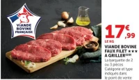 VIANDE BOVINE FAUX FILET