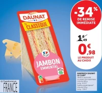 SANDWICH DAUNAT LE CLUB