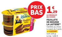 FEUILLETE DE MOUSSE LA LAITIERE(1)