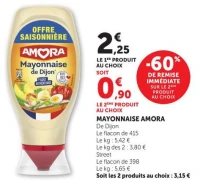 MAYONNAISE AMORA De Dijon