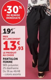 PANTALON FEMME