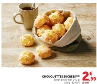 CHOUQUETTES SUCRÉES(1)(8)