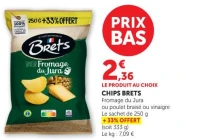 CHIPS BRETS Fromage du Jura