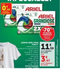 LESSIVE ARIEL PODS 4 EN 1(A)