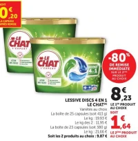 LESSIVE DISCS 4 EN 1 LE CHAT(A)