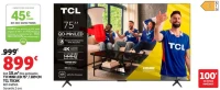 TV MINI LED 75" / 189 CM TCL 75C6K