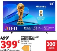 TV QLED 58" / 146CM HISENSE 58E7Q