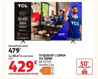TV QLED 55" / 139CM TCL 55P8K