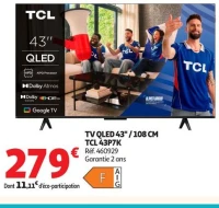 TV QLED 43" / 108 CM TCL 43P7K