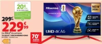 TV LED 43" / 108 CM HISENSE 43A6S