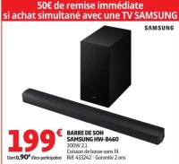 BARRE DE SON SAMSUNG HW-B460